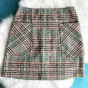 Anthro // Maeve Plaid Skirt